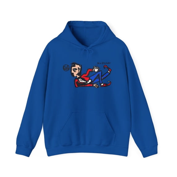 Gordon & Smith Neil Blender Vintage 80s Skate Hoodie Design - 4XL / Royal
