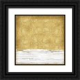 thumbnail image 1 of Gordon, Sofia 12x12 Black Ornate Wood Framed with Double Matting Museum Art Print Titled - White on Gold I, 1 of 4