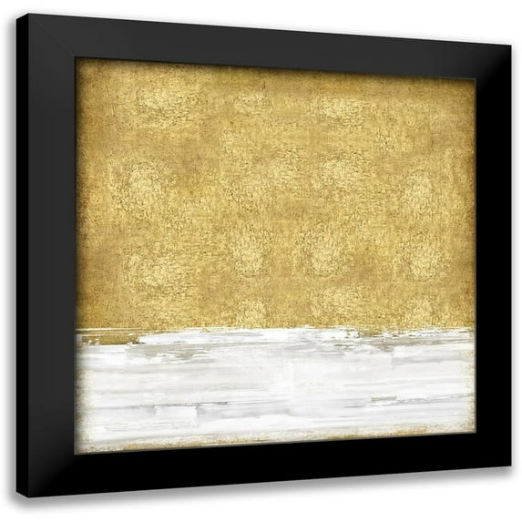 Gordon, Sofia 15x15 Black Modern Framed Museum Art Print Titled - White on Gold I