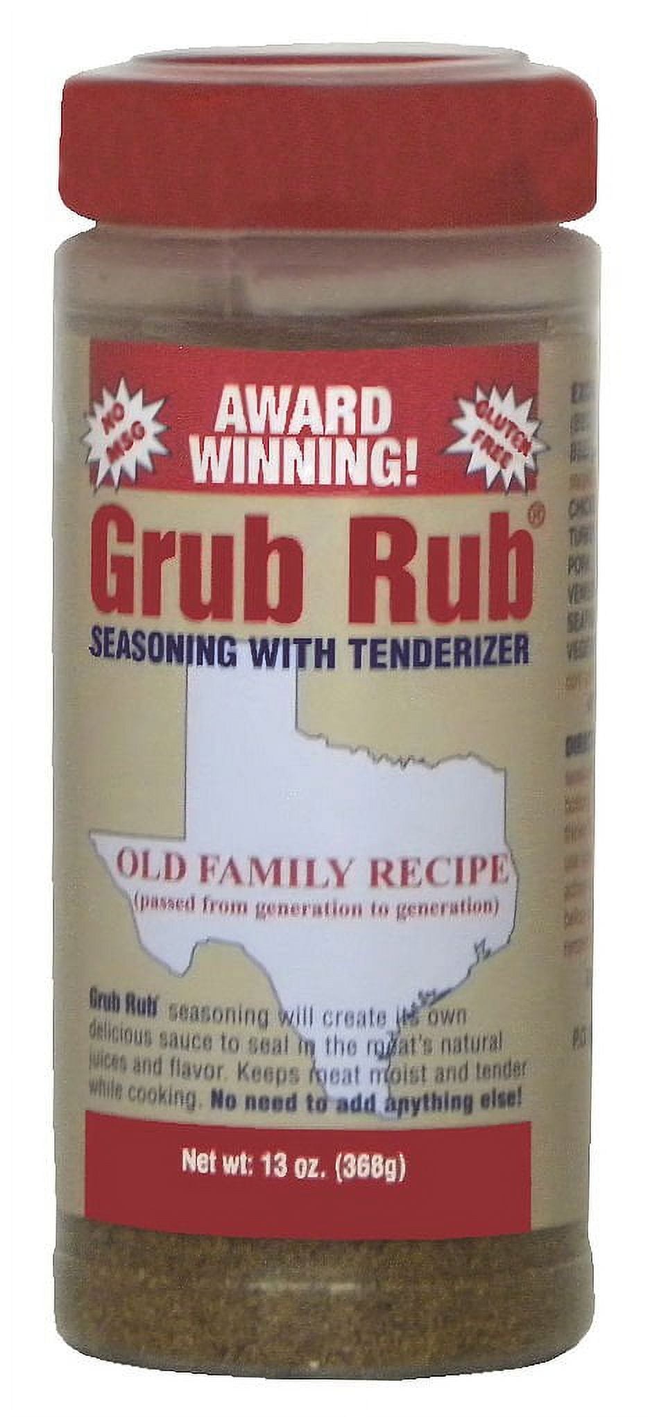 Gordon Specialty Foods Grub Rub Meat Tenderizer, Seasoning