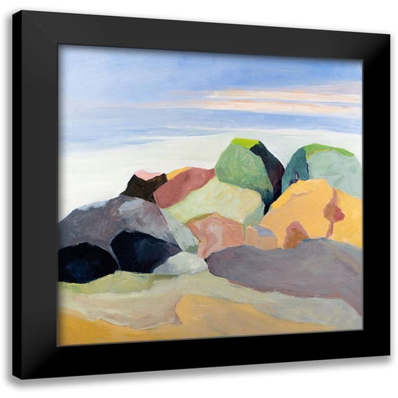 Gordon, Toby 12x12 Black Modern Framed Museum Art Print Titled - Rockscape