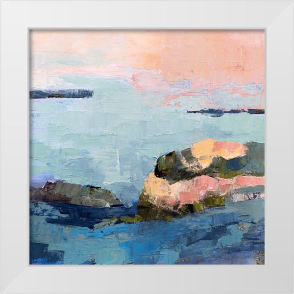 Gordon, Toby 12x12 White Modern Wood Framed Museum Art Print Titled - Fort Foster