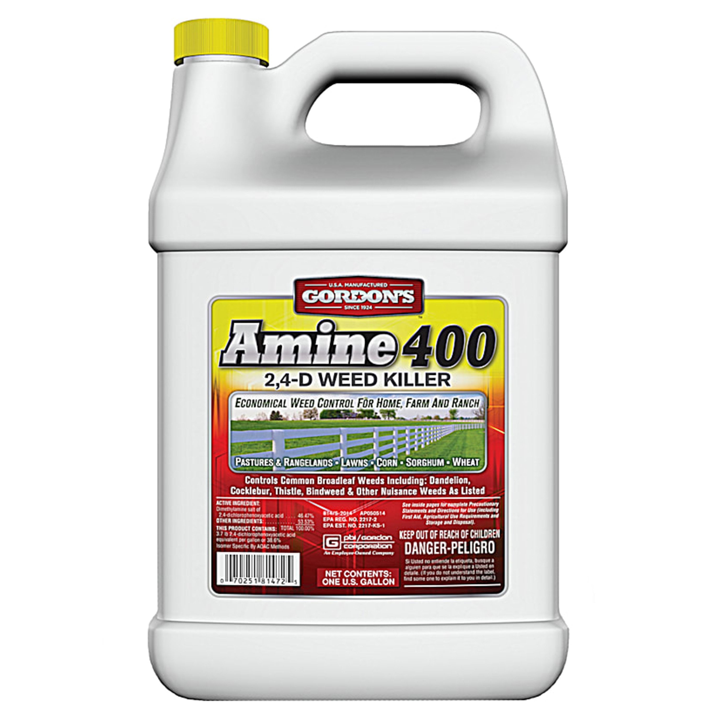 PBI-Gordon GORDON'S Amine 400 2,4-D Weed Killer, 1 Gallon, Easy to