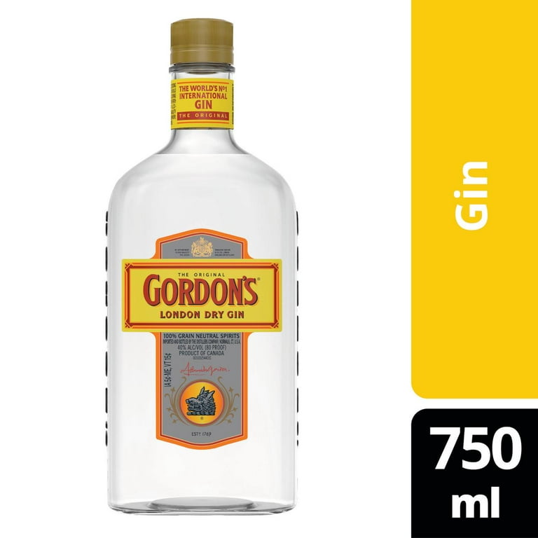 安い購入 Gordon's 40 750ml Count, 1 Spirits, Gin Dry London Original その他