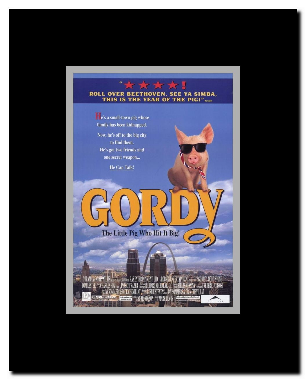 Gordy Framed Movie Poster