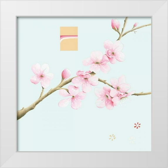 Gore, Ally-Reader, Robert 15x15 White Modern Wood Framed Museum Art Print Titled - Pink Cherry II