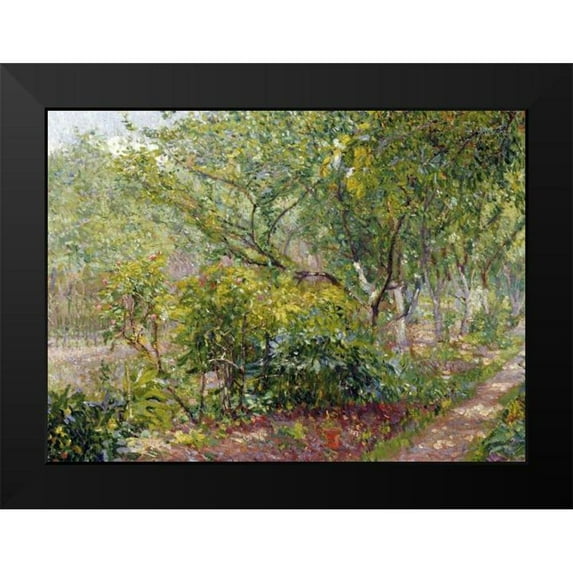 Gore, Spencer Frederick 24x19 Black Modern Framed Museum Art Print Titled - Garth House, Hertingfordbury