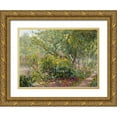 thumbnail image 1 of Gore, Spencer Frederick 32x25 Gold Ornate Wood Framed with Double Matting Museum Art Print Titled - Garth House, Hertingfordbury, 1 of 4