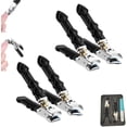 thumbnail image 1 of 180° Wide Jaw Thick Nail Clipper with Straight & Angled Blades-6mm Opening, Long Handle, Anti-Splash, Easy to Clean for Seniors and Hard Nails, 1 of 9