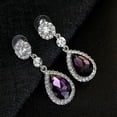 thumbnail image 1 of Gorge S Austrian Crystal Rhinestone Wedding Bridal Tear Op Op Dangle Earrings[Z1314], 1 of 2