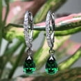 thumbnail image 1 of Gorgeous 925 Professional Crystal Cubic Zircon Earrings Stud Dangle CZ Drop Wedding Jewelry-#4[i919], 1 of 2