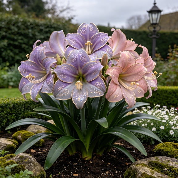 Gorgeous Amaryllis for Gardens-Aromatic Intoxicating-Low Maintenance-Ideal for Beds Borders, Plant Pots & Planters