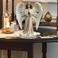 thumbnail image 1 of Gorgeous Angel Wings Cross Decoration, Finely Detailed Boho-Style, Acrylic Material,Desktop Ornament for Home & Gifting, 1 of 4
