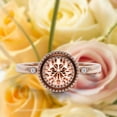 thumbnail image 1 of Gorgeous Art Nouvea 1.10 Carat Round Cut Antique Morganite And Diamond Moissanite Engagement Ring, Classic Boho Moissanite Wedding Ring In 10K Solid Rose Gold, Gift For Her, Promise Ring, 1 of 3