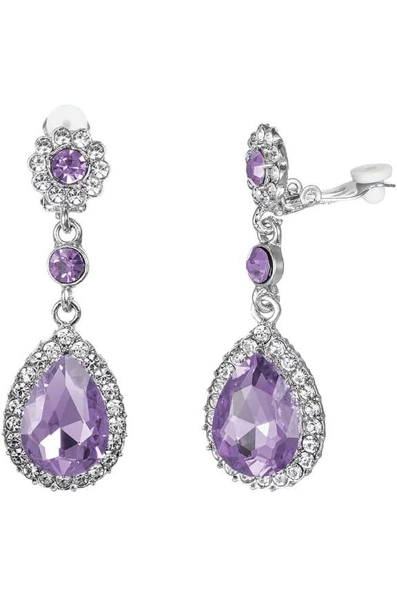 Gorgeous Austrian Crystal Rhinestone Wedding Bridal Teardrop Drop Dangle Earrings[Z2845]