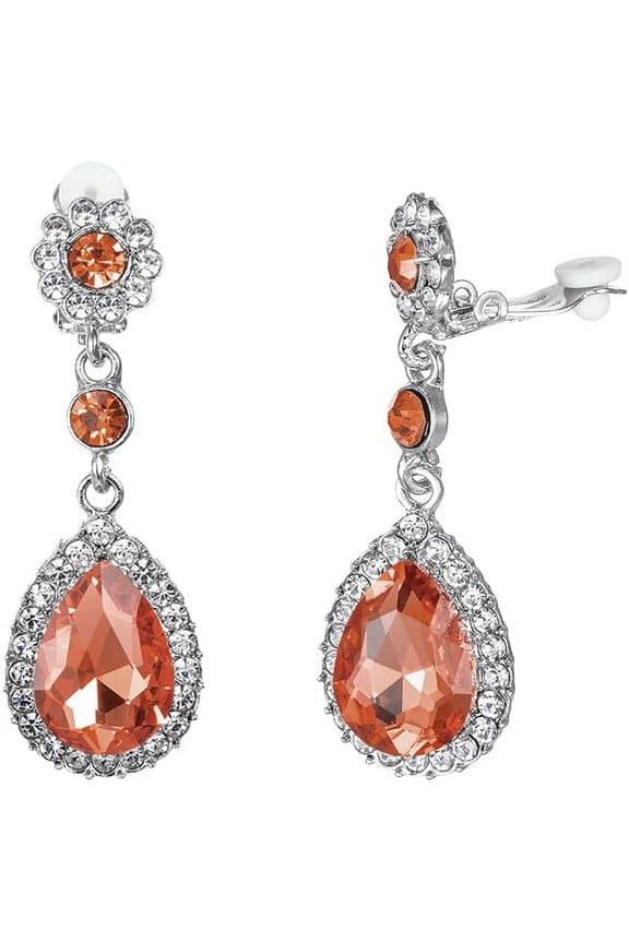 Gorgeous Austrian Crystal Rhinestone Wedding Bridal Teardrop Drop Dangle Earrings[Z2847]