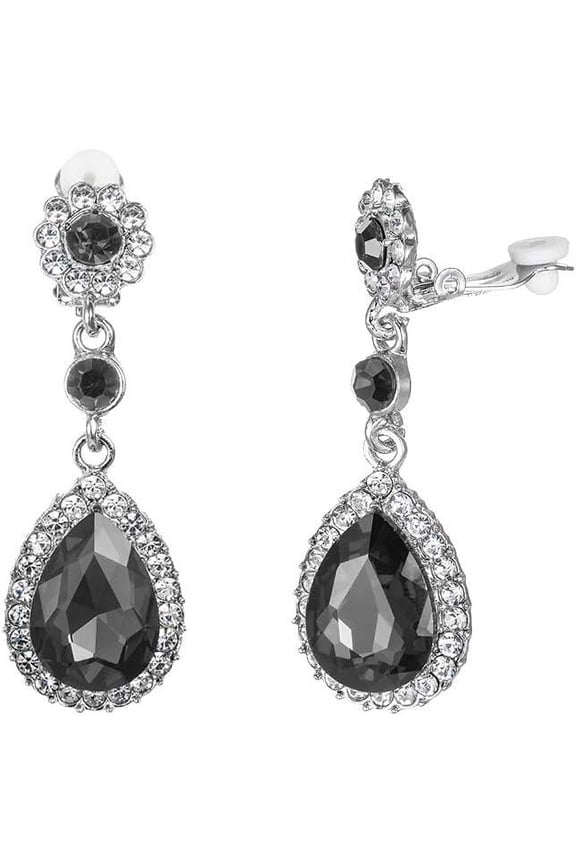 Gorgeous Austrian Crystal Rhinestone Wedding Bridal Teardrop Drop Dangle Earrings[Z2859]