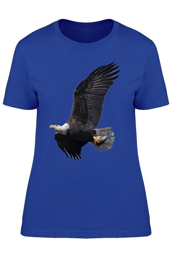 Gorgeous Bald Eagle In Flight T-Shirt Women -Image by Shutterstock, Female Medium