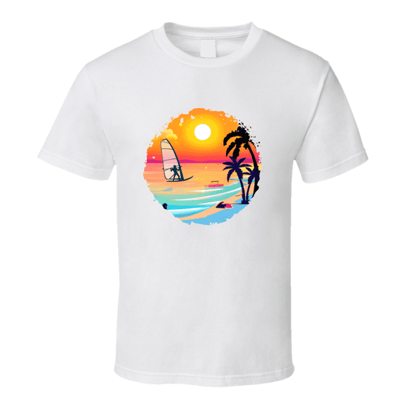 Gorgeous Beach Tee Novelty Tropical Tshirt Summertime Lover T Shirt