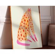 Gorgeous Cat Art Print, Home Decor, Illustration, Gift Idea For Her, Living Room, Bedroom, House Warming, Girls Wall Art, Valentines Gifts, 12x18 UNFRAMED