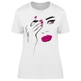 thumbnail image 1 of Gorgeous Face Portrait T-Shirt Women -Image by Shutterstock, Female Small, 1 of 2