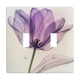 thumbnail image 1 of Gorgeous Flower Purple (3) Switch Cover Decorative Wall Plate, 1 of 5
