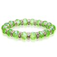 thumbnail image 1 of Gorgeous Glass Bracelets - Peridot, 1 of 1