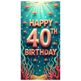 thumbnail image 1 of Gorgeous Golden Happy 40th Birthday Banner Background Backdrop Party Supplies Decors Photography Props for Birthday Parties Celebrations Events and Photo Shoots, 1 of 7