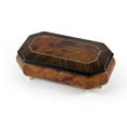 thumbnail image 1 of Gorgeous Handcrafted Scalloped Classic Style Inlay 36 Note Musical Jewelry Box - Waltz #1, 1 of 2