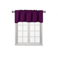 thumbnail image 1 of Gorgeous Home LINEN Purple Rod Pocket Valance, 54” x 18”, 1 of 3