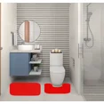 thumbnail image 1 of Gorgeous Home Linen 2-Piece Chenille Bathroom Rug Set, Non-Slip Contour & Shower Mats, 1 of 1