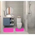 thumbnail image 1 of Gorgeous Home Linen 2-Piece Chenille Bathroom Rug Set, Non-Slip Contour & Shower Mats, 1 of 1