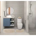 thumbnail image 1 of Gorgeous Home Linen 2-Piece Chenille Bathroom Rug Set, Non-Slip Contour & Shower Mats, 1 of 1