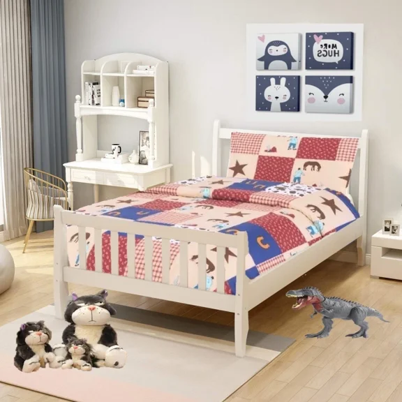Gorgeous Home Linen Twin Rodeo Cowboy Bedding Sheet Set Printed Design Super Soft Multi-color