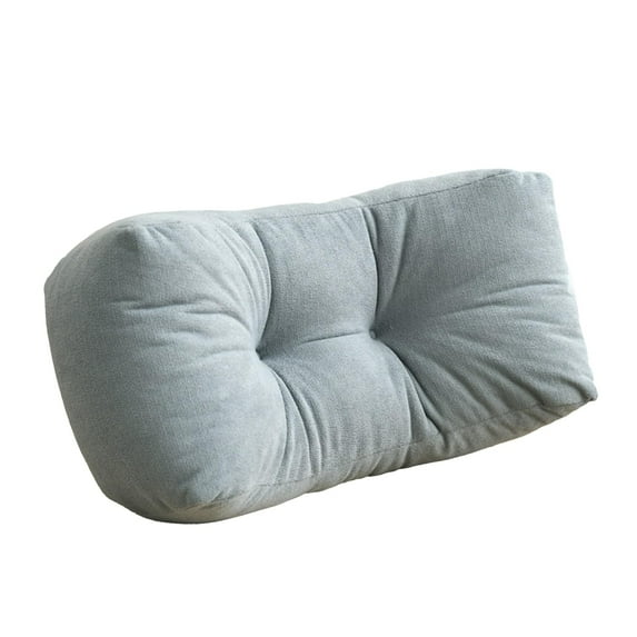 Gorgeous Lumbar Pillow for Napping, Student Backrest Cushion, Chair Cushion and Sleeping Pillow, Synthetic Material, Comfortable Support for Office, Car, and Home Use,Blue