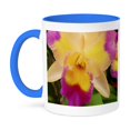 thumbnail image 1 of 3dRose, Gorgeous Orchid, 11oz Two-Tone Blue Mug, 1 of 7