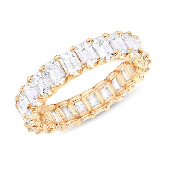 Gorgeous Promised Rings Love Wedding Jewelry Full Paved Square Crystal Zircon Elegant Women Marriage Engagement Ring