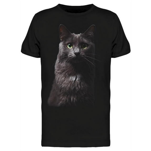 Gorgeous Purebred Gray Cat T-Shirt Men -Image by Shutterstock, Male XX-Large