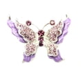 thumbnail image 1 of Gorgeous Rhinestone Crystal Enamel Butterfly Pin Brooch, 1 of 2