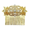 thumbnail image 1 of Gorgeous Rhinestone Crystal Huge Big Floral Hair Comb, 1 of 4