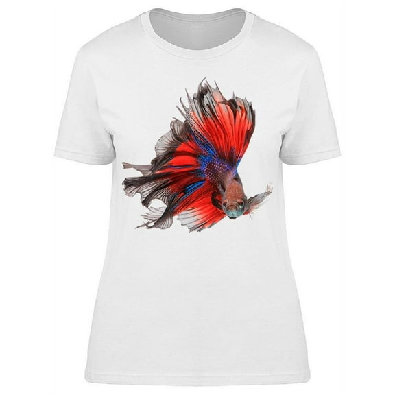 Gorgeous Siam Betta Fish T-Shirt Women -Image by Shutterstock, Female 3X-Large