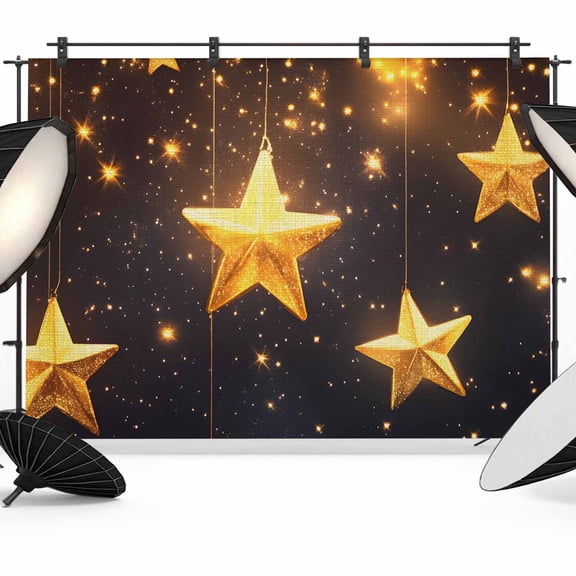 Gorgeous Star Backdrop for Photography, Starry Sky Dream Fantasy Photo Backdrop Portrait Background Party Banner Photo Backgrounds for Studio Booth Props, 7x5ft