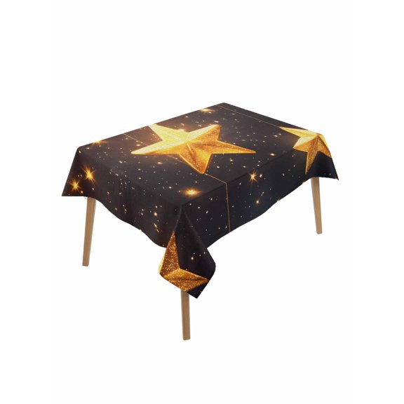 Gorgeous Star Table Cloth 60x102 Inch Rectangle, Starry Sky Dream Fantasy Waterproof Tablecloth Washable Table Cover for Party Picnic Dinner Decor