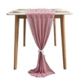 thumbnail image 1 of Gorgeous Table Runner 72cm*305cm for Wedding Party Bridal Shower Decor Birthday Party Cake Table DecorationsPink, 1 of 4