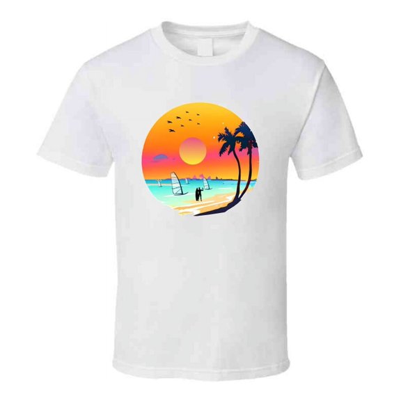 Gorgeous Tropical Beach Tee Novelty Ocean Tshirt Summertime Lover T Shirt