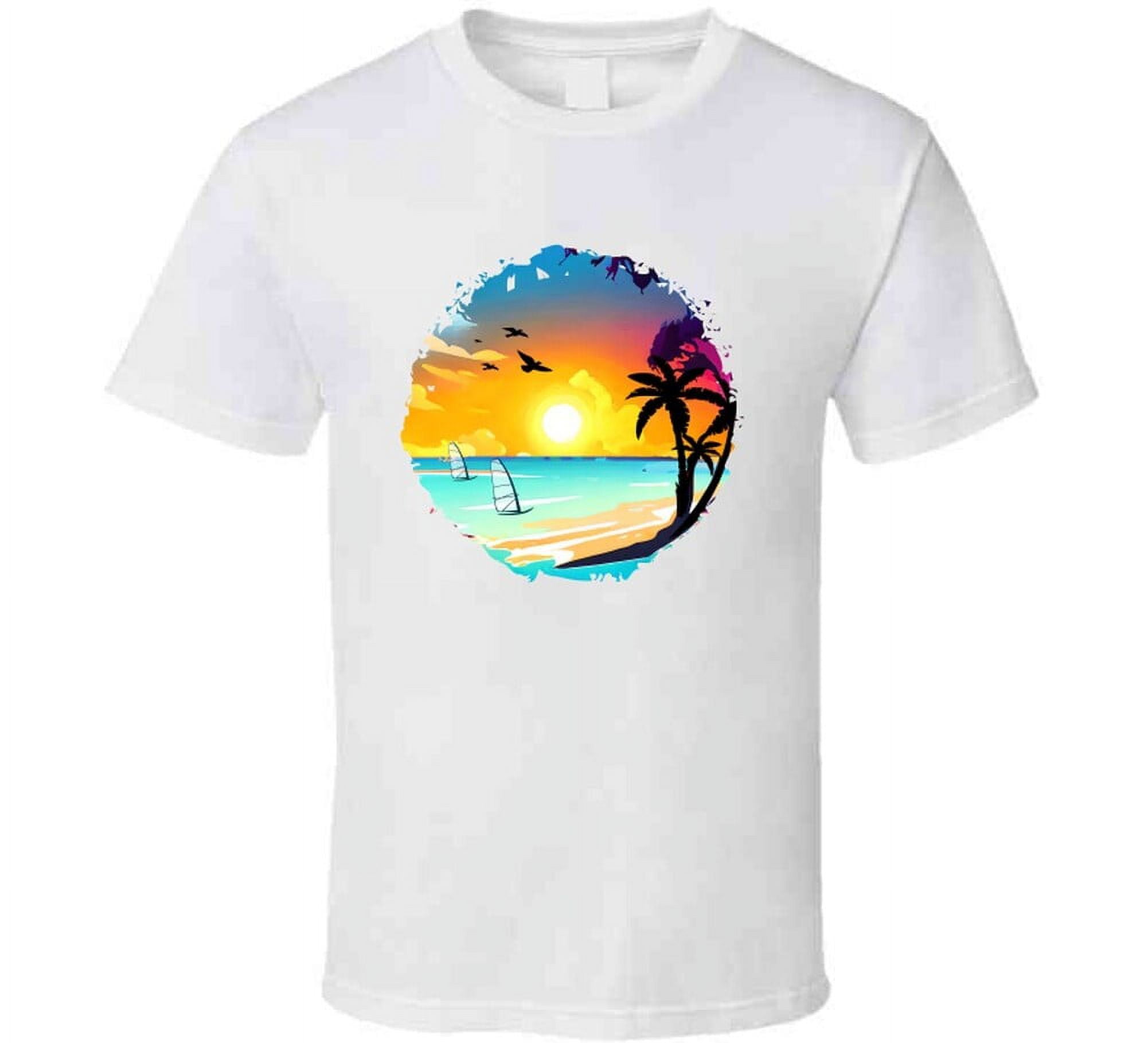 Womens Summertime Glow Baby Tee T-Shirt