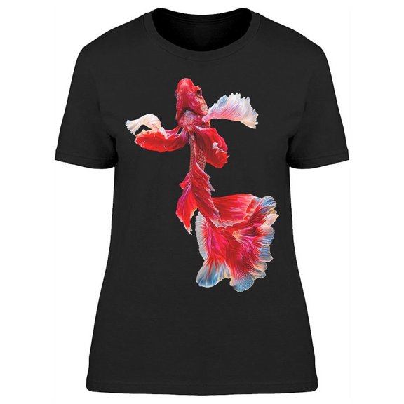 Gorgeous Ventral View Betta Fish T-Shirt Women -Image by Shutterstock, Female Medium