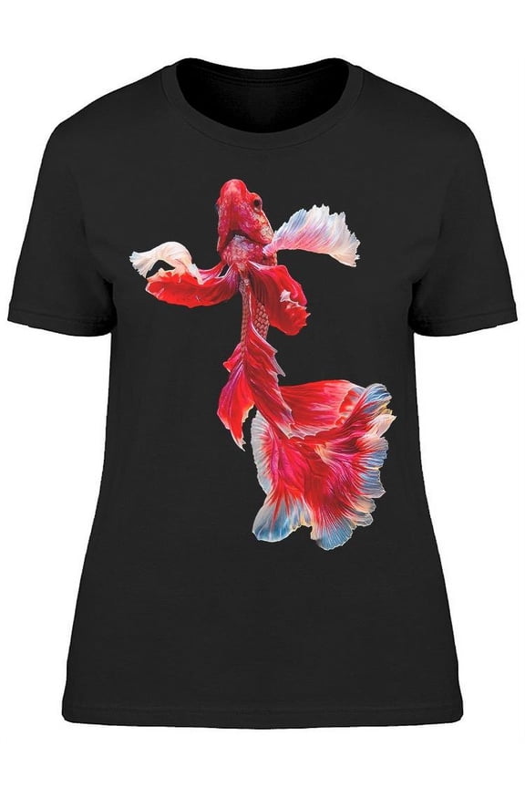 Gorgeous Ventral View Betta Fish T-Shirt Women -Image by Shutterstock, Female Medium