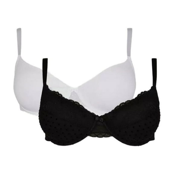 Gorgeous Womens T-Shirt Bra (Pack of 2)