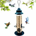 thumbnail image 1 of Gorgero Tube Wild Bird Feeder, 2.5 lb Capacity Songbird Tube Feeder,  Hanging Bird Seed Feeder for Attracting Birds, Green, 1 of 9
